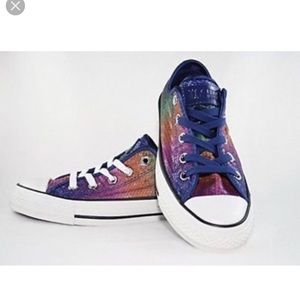rainbow sequin converse